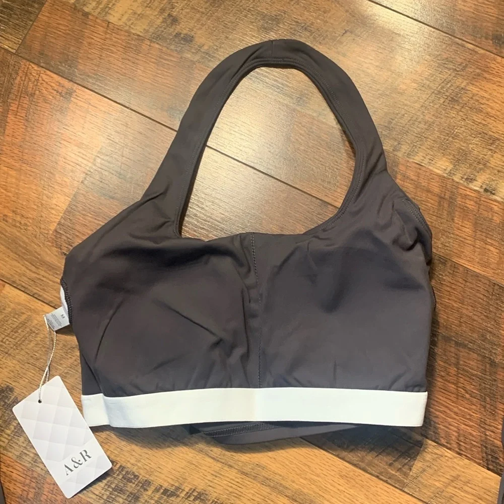 Aria’s Women’s Black/ Gray Activewear Set with Light Blue Trim NWT Sz Med-👇read - Picture 4 of 8